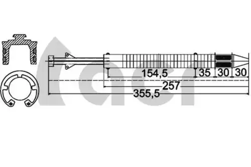 Осушитель кондиционера ACR 170458