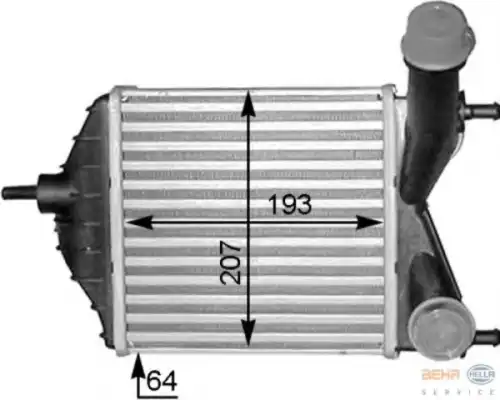 Интеркулер HELLA 8ML 376 783-551