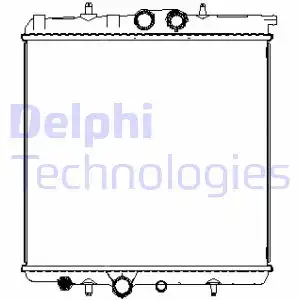 Радиатор системы охлаждения двигателя DELPHI TSP0524063