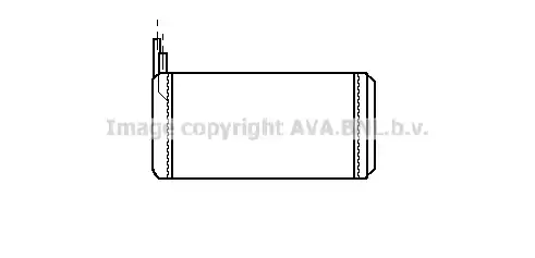 Радиатор печки PRASCO LC6032