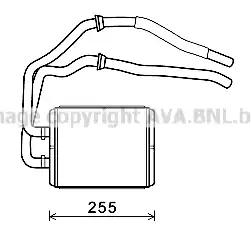 Радиатор печки PRASCO IV6105