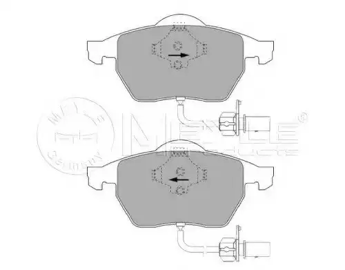 Тормозные колодки дисковые MEYLE 0252193819W