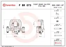 F BR 073 Brake Caliper BREMBO