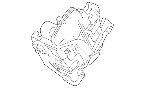 Door Lock 9A783911501 VAG