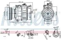 компрессор конд. 89232 NISSENS