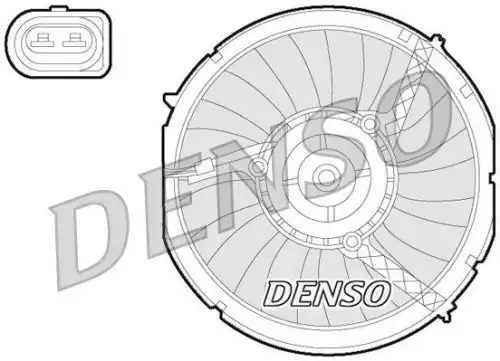 вентилятор охлаждения!\ Audi A6 C5 2.4-4.2i 97-04 DER02003 DENSO