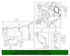 Прокладка коллектора BUICK 25204202
