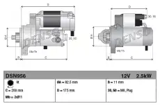 Стартер DENSO DSN956