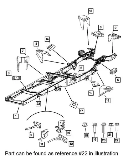 Sensor, camshaft position K05293161AA DODGE