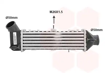 Интеркулер VAN WEZEL 58004136