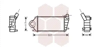 Интеркулер VAN WEZEL 58004194