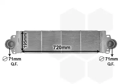 Интеркулер VAN WEZEL 58004233