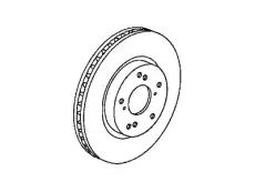 Тормозной диск ACURA 45251SVBA50