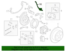 Sensor, wheel speed 7L1Z2C204D LINCOLN