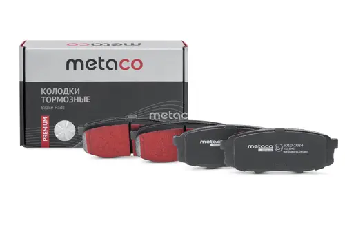Тормозные колодки дисковые METACO 3010-1024