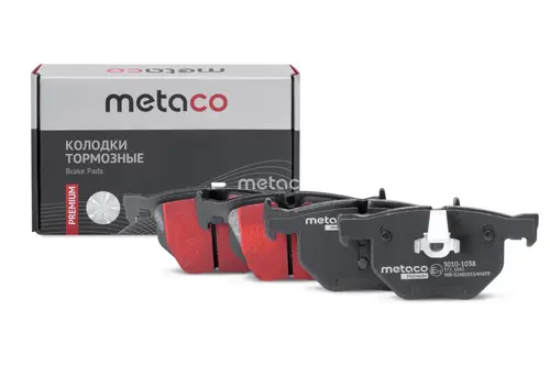 Тормозные колодки дисковые METACO 3010-1038