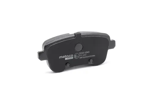 Тормозные колодки дисковые METACO 3010-1043