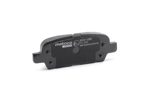 Тормозные колодки дисковые METACO 3010-1000