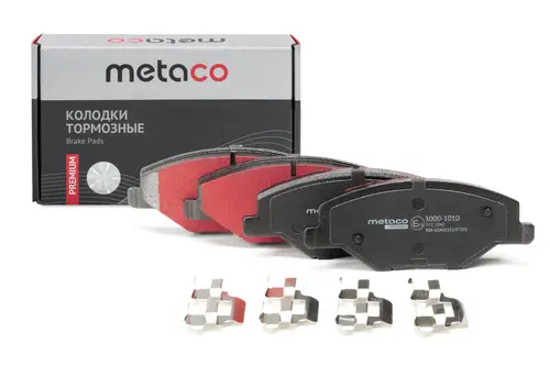Тормозные колодки дисковые METACO 3000-1010