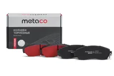Тормозные колодки дисковые METACO 3000-1763
