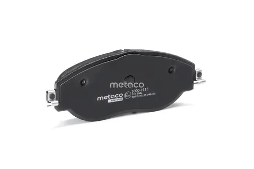 Тормозные колодки дисковые METACO 3000-1118