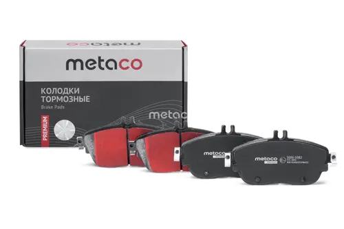 Тормозные колодки дисковые METACO 3000-1082