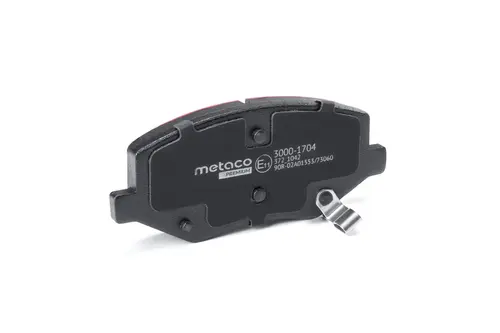 Тормозные колодки дисковые METACO 3000-1704