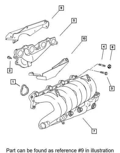 Рулевая тяга DODGE 4879419AB