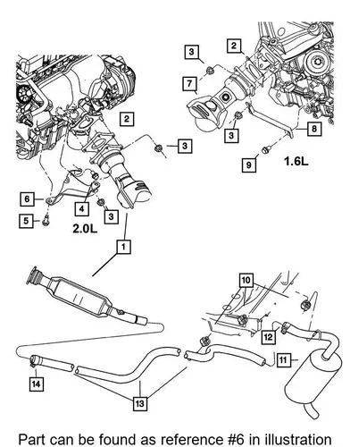 Рулевая тяга DODGE 4764995AF