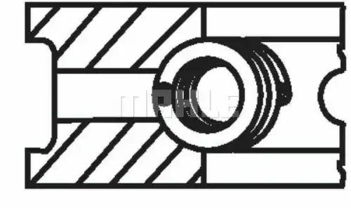 Кольца поршневые MAHLE 029 92 N3