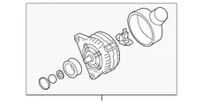 Alternator Freewheel Clutch 038 903 024 F BENTLEY