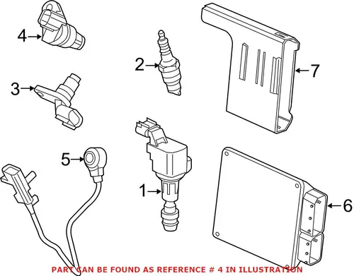 Sensor, crankshaft pulse 12674703 SAAB