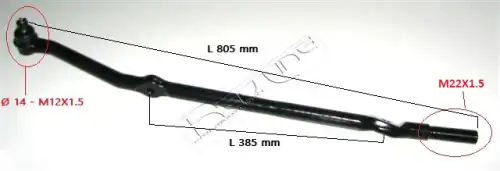 Рулевая тяга RED LINE 40JE015