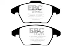 Тормозные колодки дисковые передняя ось EBC DP1517