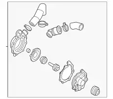 помпа Ford AJ0315010H MAZDA