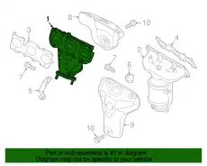 MANIFOLD CATALYTIC ASSY-EXH,RH 285103L320 KIA