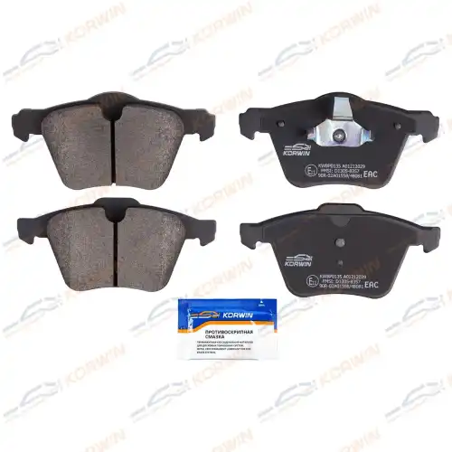 Тормозные колодки дисковые KORWIN KWBP0135