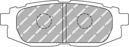 Тормозные колодки дисковые FERODO FCP4187W