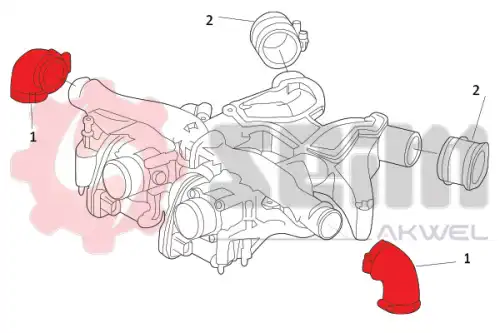 патрубок интеркуллера \LAND ROVER 982107 SEIM