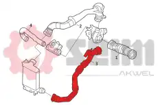 патрубок интеркуллера \RENAULT 982124 SEIM