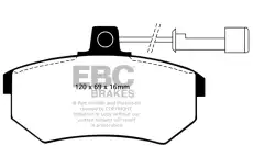 Тормозные колодки дисковые EBC DP486