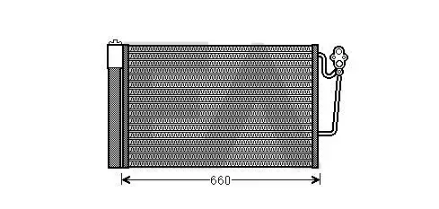 Радиатор кондиционера (конденсатор) EACLIMA 30C07047