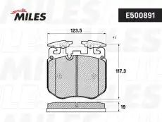 Тормозной диск MILES E500891