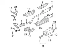 Прокладка коллектора HONDA 18229S6DT91