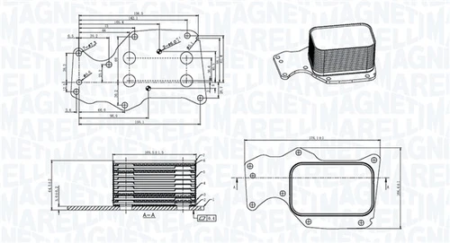 Масляный радиатор MAGNETI MARELLI 350300004400
