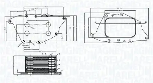Масляный радиатор MAGNETI MARELLI 350300004900