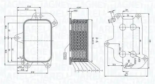 Масляный радиатор MAGNETI MARELLI 350300005100