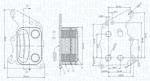 Масляный радиатор MAGNETI MARELLI 350300005200