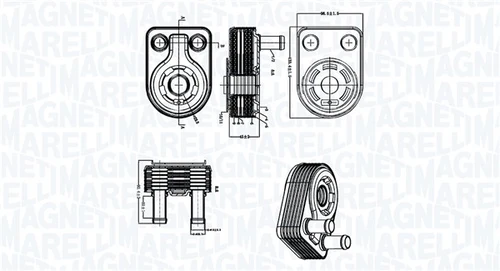 Масляный радиатор MAGNETI MARELLI 350300005500