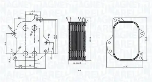 Масляный радиатор MAGNETI MARELLI 350300005700